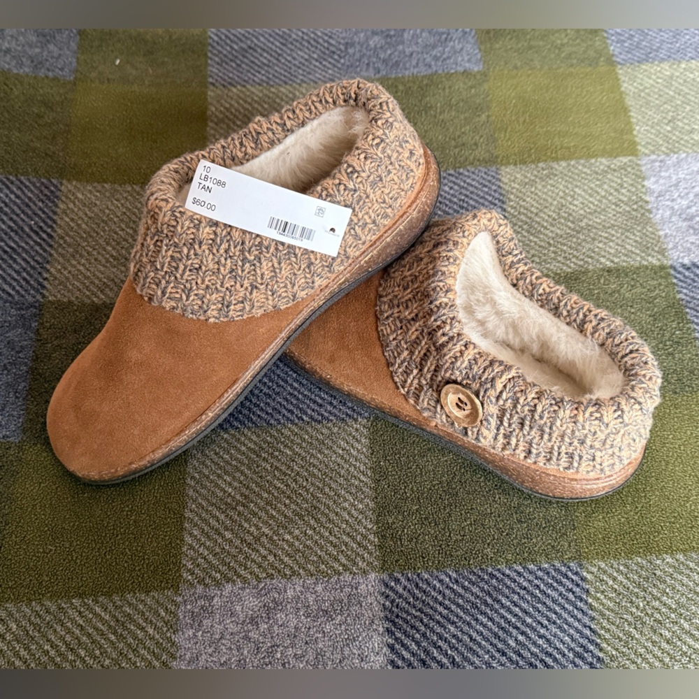 NWT-Women’s Clarks Clogs / Mules / Slippers Sherpa Lined - Tan - Size 10 - Picture 6 of 10